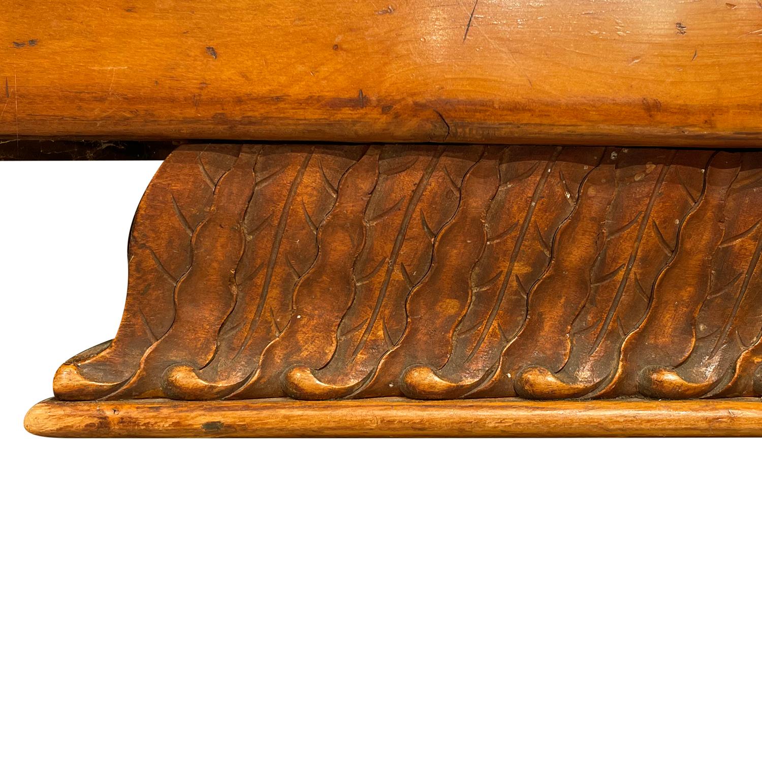 Italienisches modernes Ahornholz-Sideboard des 20. Jahrhunderts - Vintage-Credenza aus Nussbaum im Angebot 13