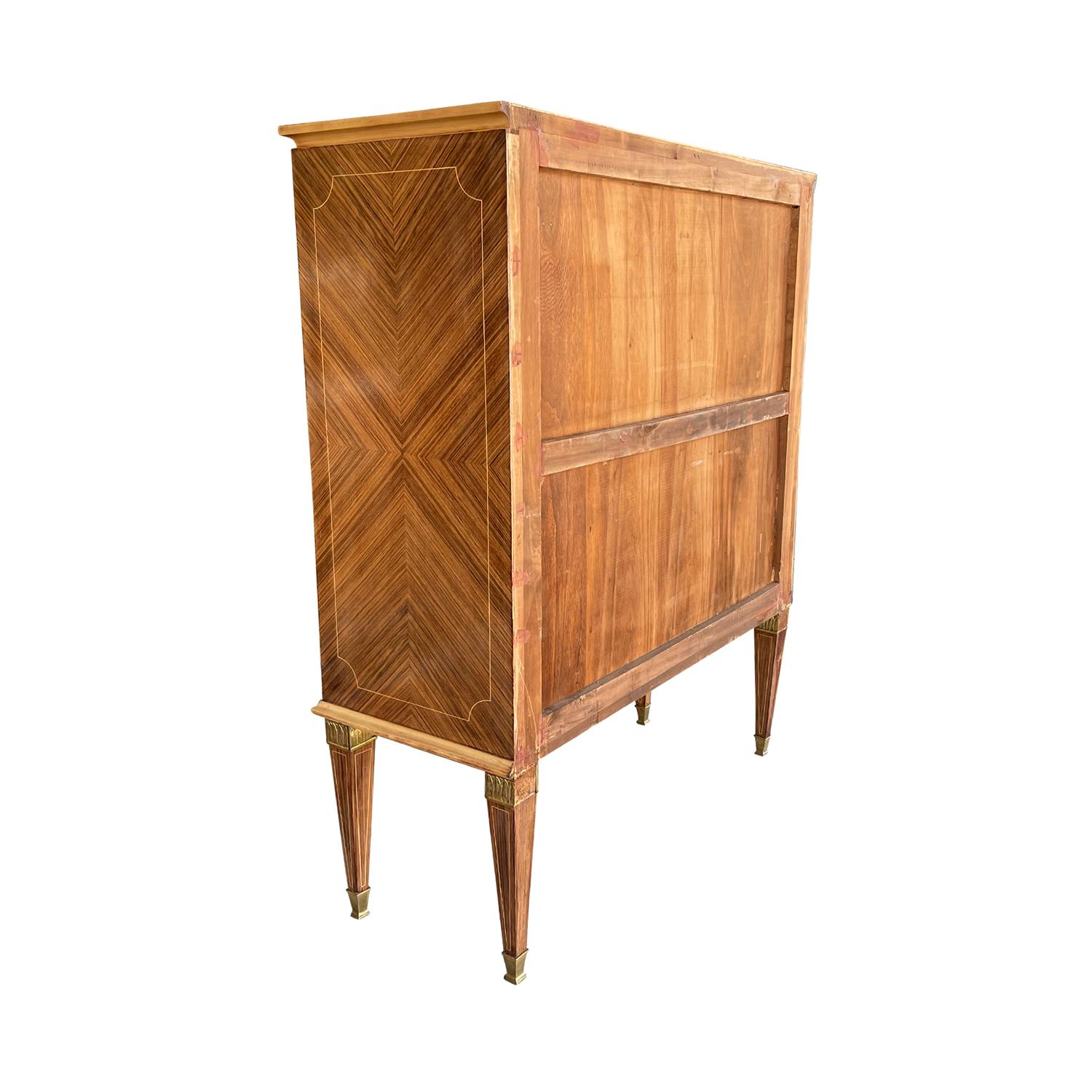 20th Century Light-Brown Italian Walnut Cabinet, Small Cupboard by Paolo Buffa 6