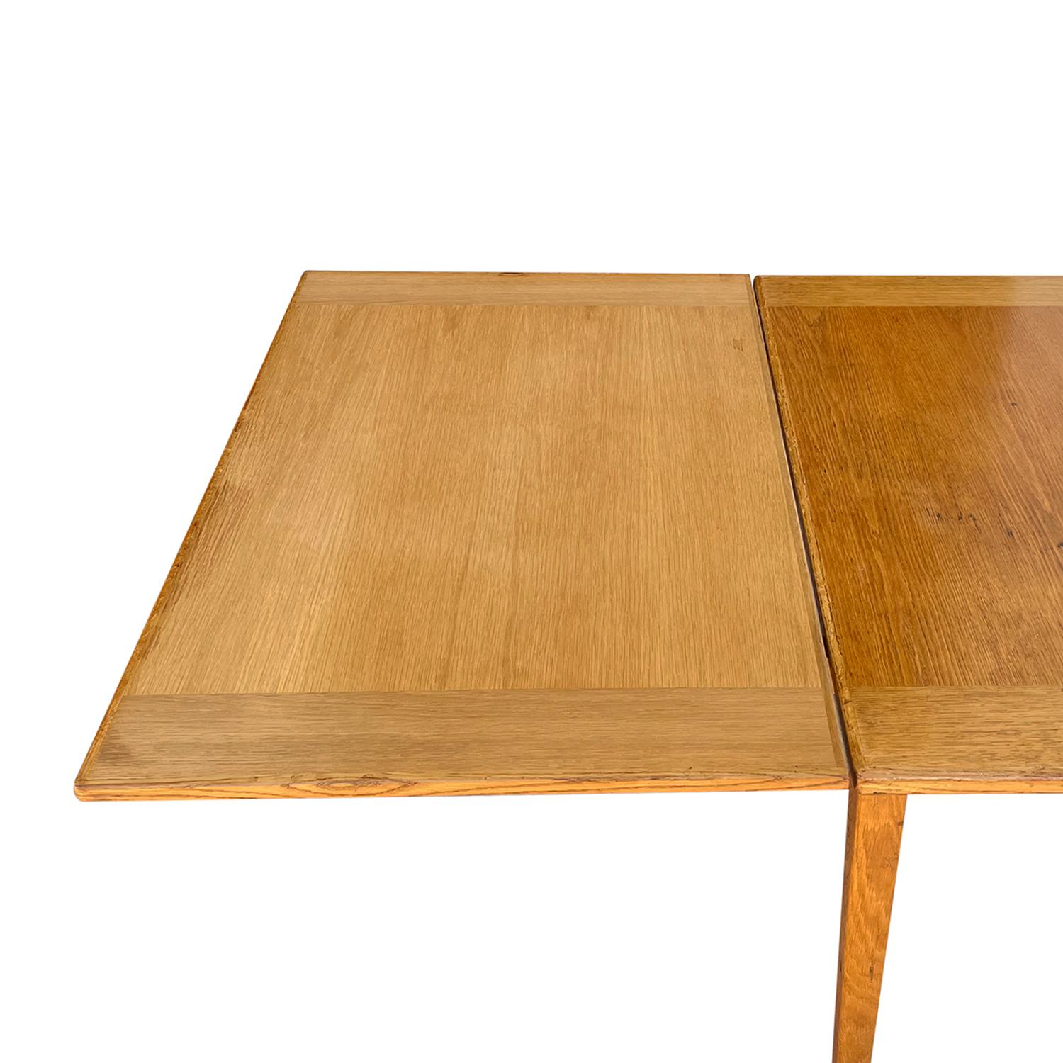 Mid-Century Modern 20th Century Swedish Mid-Century Extendable Walnut Dining Table by Carl Malmsten For Sale