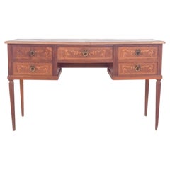 20th Century Light Wood Dressing Table with Marquetry.