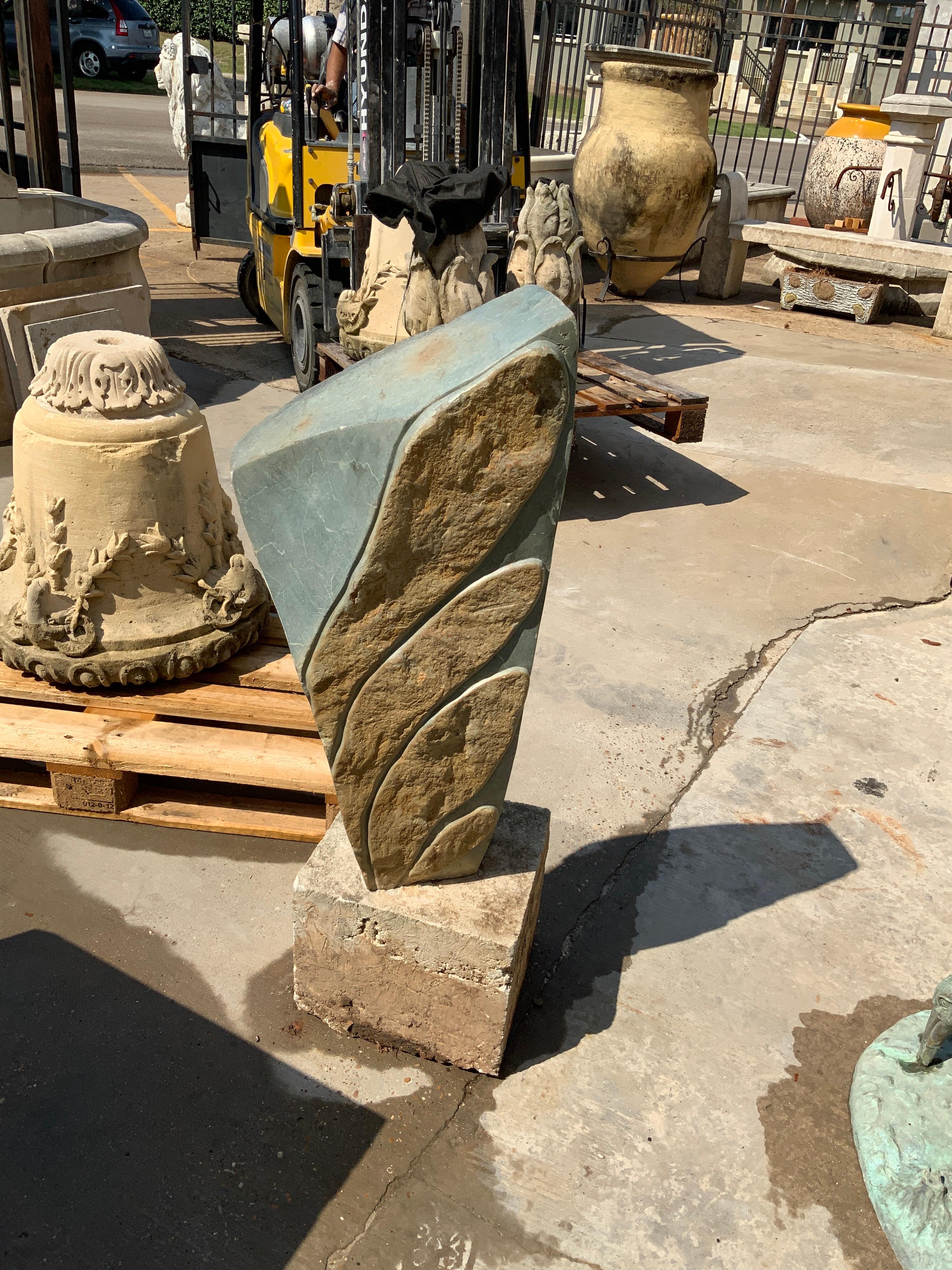 20th Century Limestone Sculpture In Good Condition For Sale In Dallas, TX