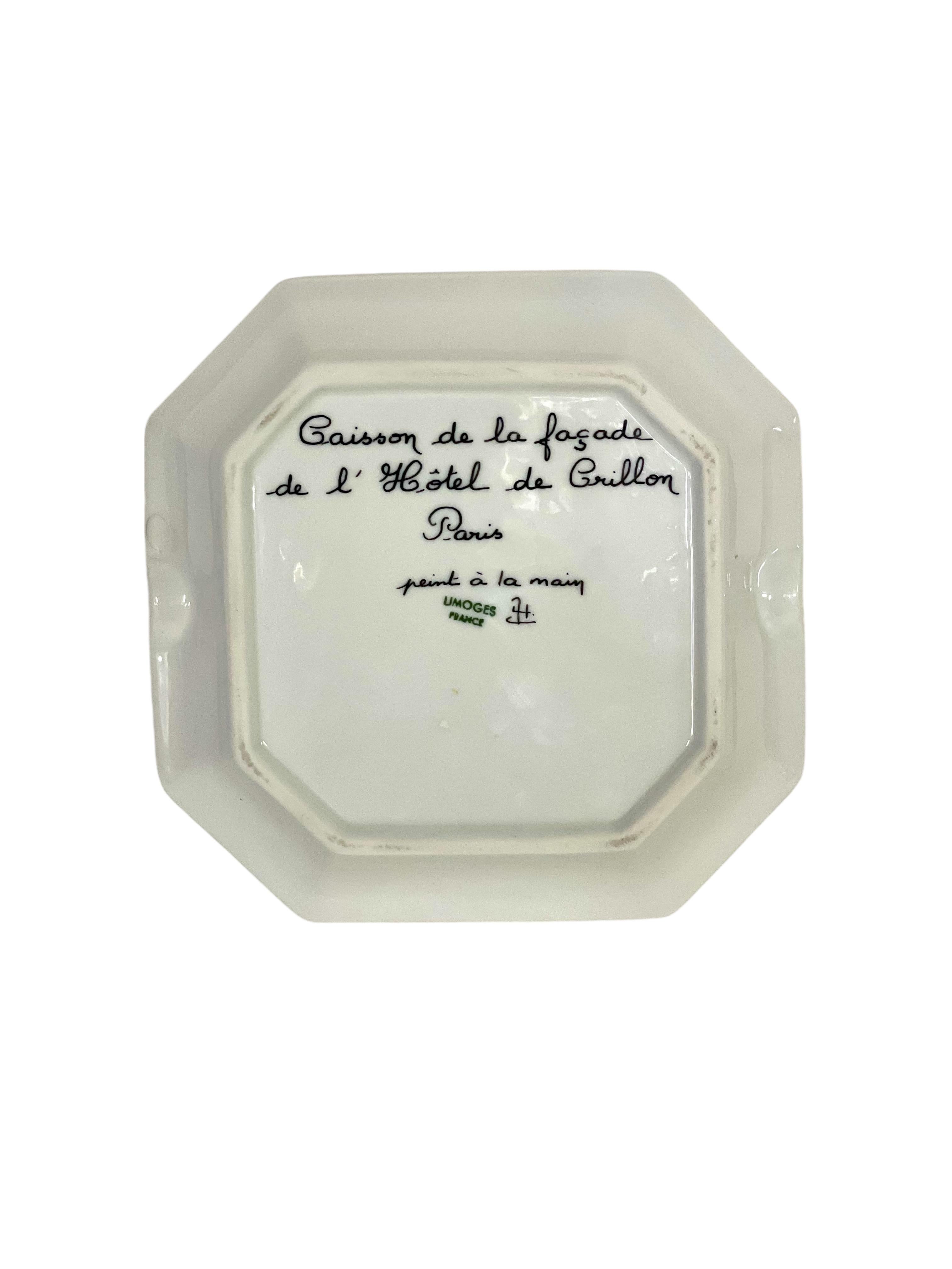 Plato baratija de Porcelaine de Limoges, para 