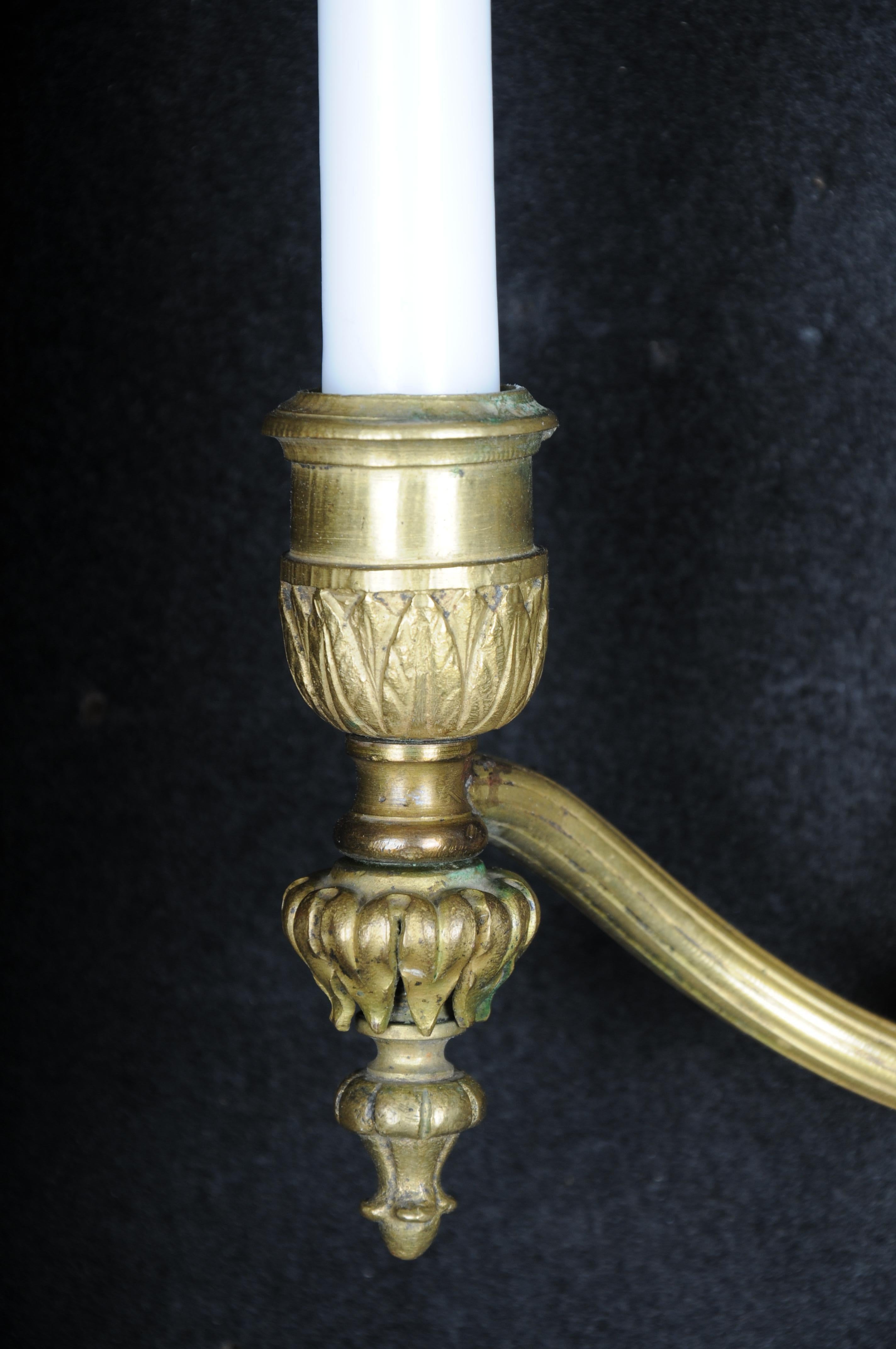 Gilt 20th Century Lion Wall Sconce/Wall Candlestick, Brass, Gold For Sale
