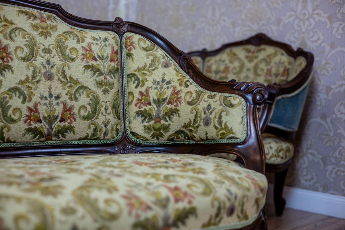 20th Century Living Room Set in the Neo-Rococo Type In Good Condition For Sale In Opole, PL