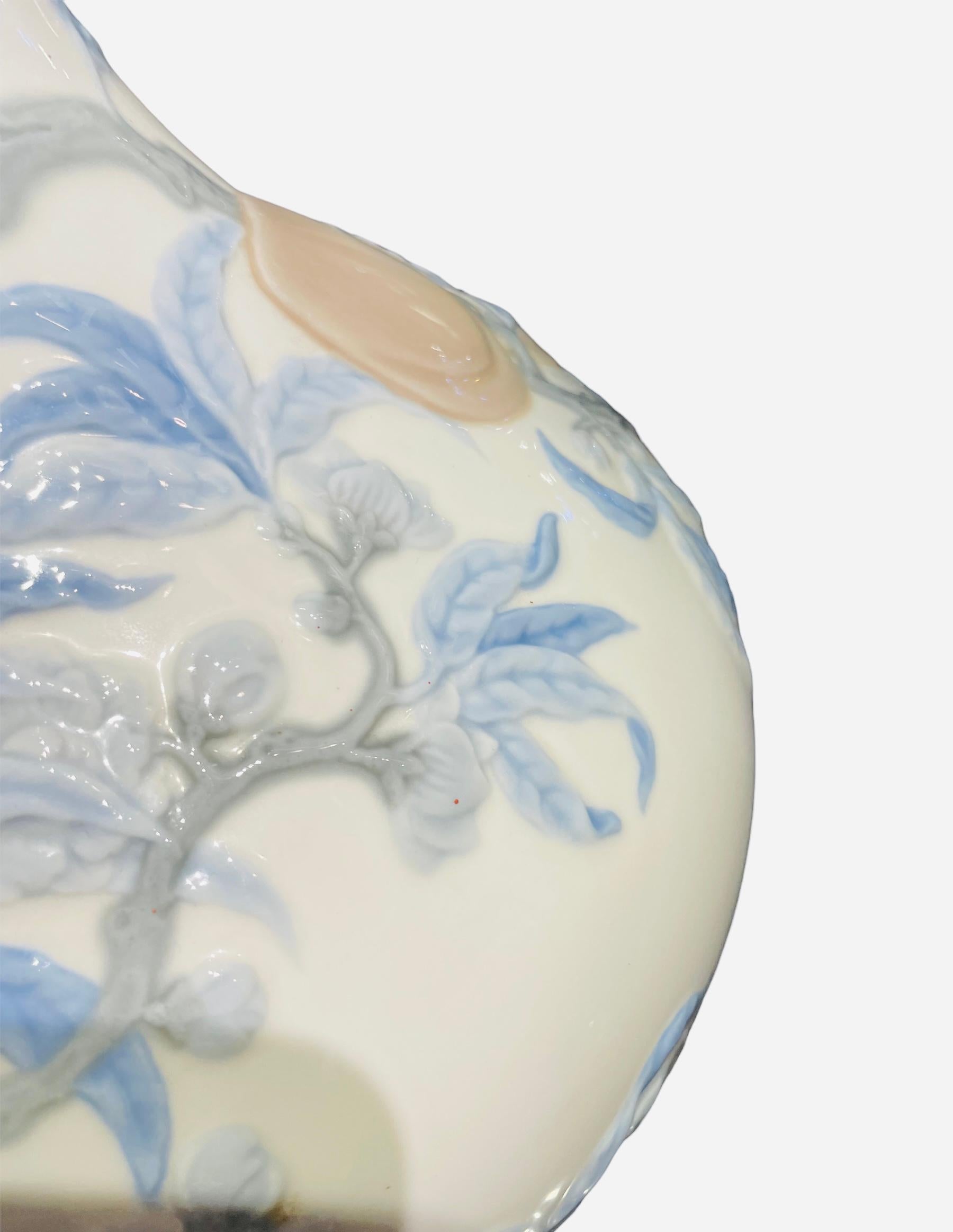 20th Century Lladro Porcelain Gourd Vase For Sale 6