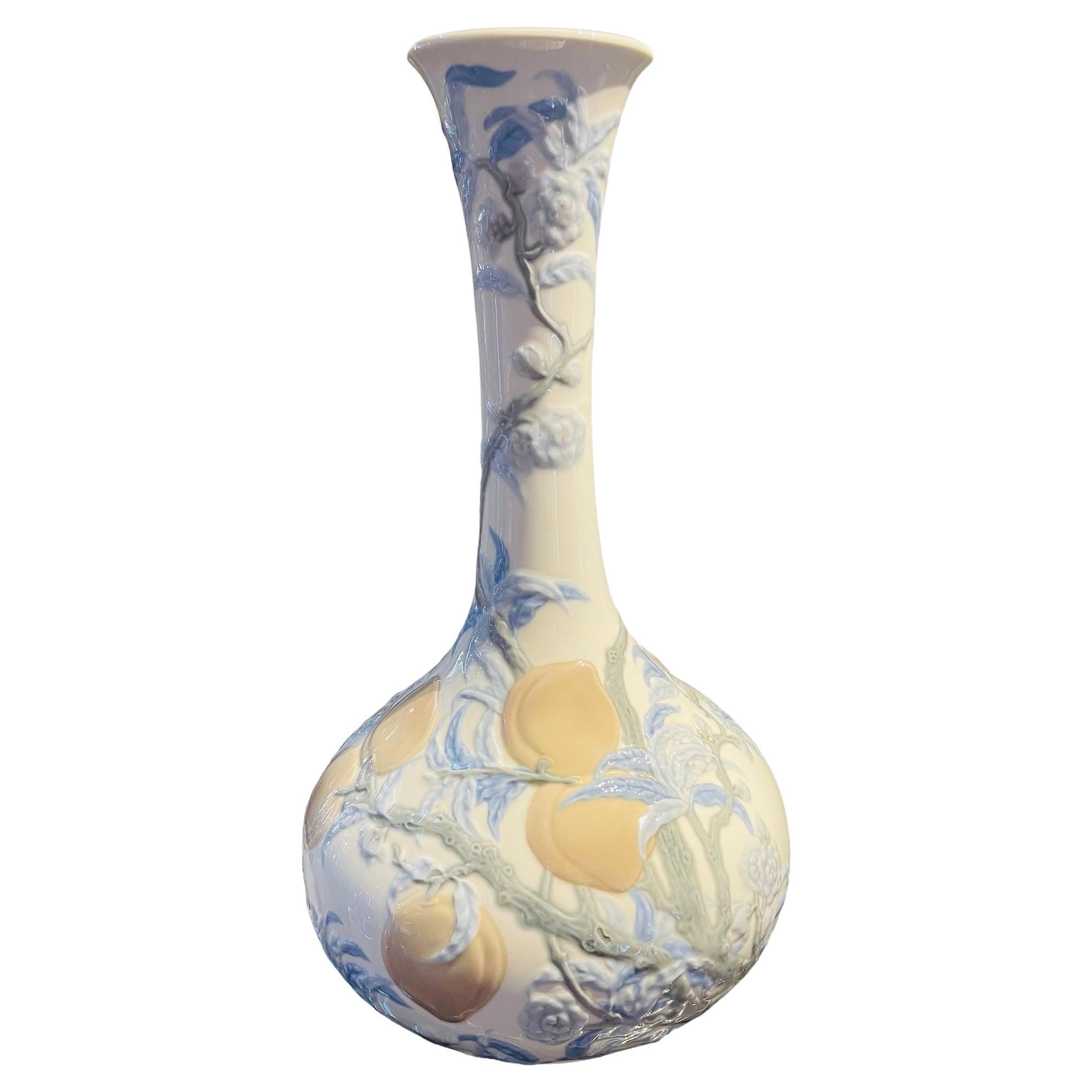 20th Century Lladro Porcelain Gourd Vase For Sale