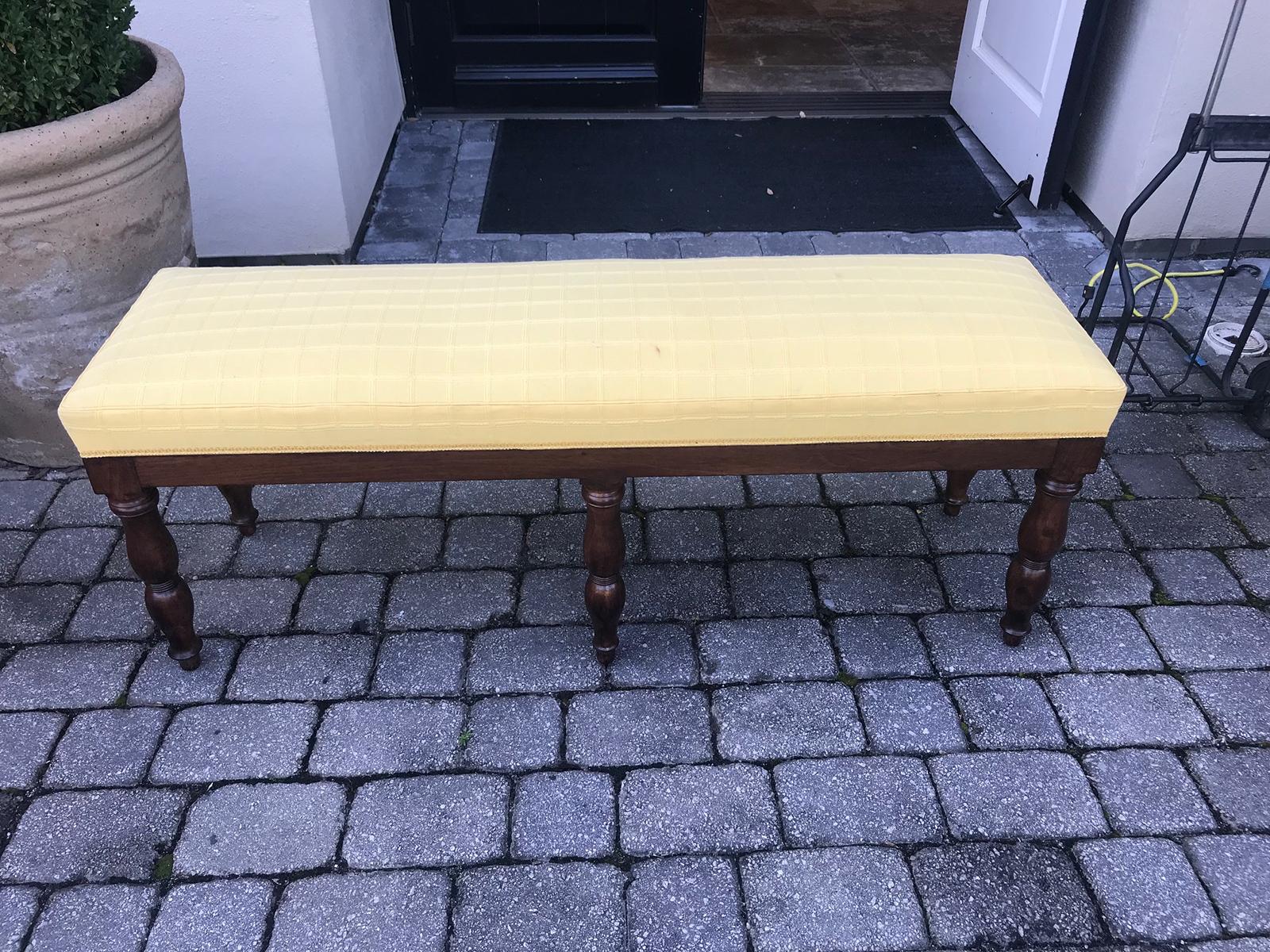 Wood 20th Century Long Caribbean Bench