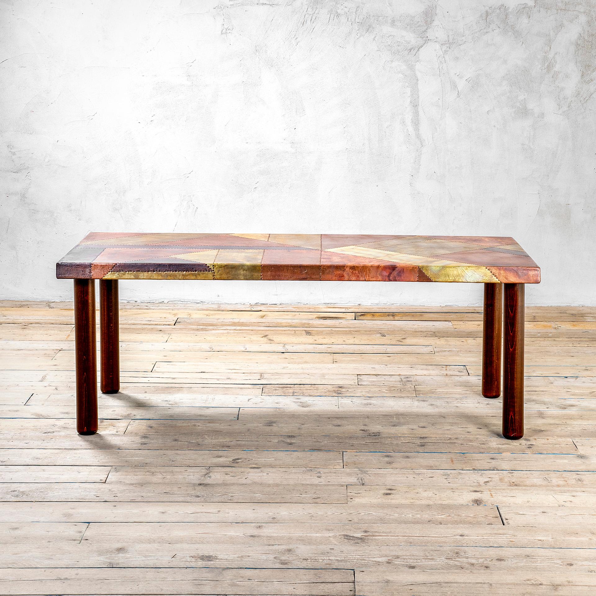 Mid-Century Modern 20e siècle, Lorenzo Burchiellaro Table de salle à manger en vente