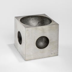 Sculpture Lorenzo Burchiellaro du 20ème siècle, mod. Cubo en allumettes coulées, années 70