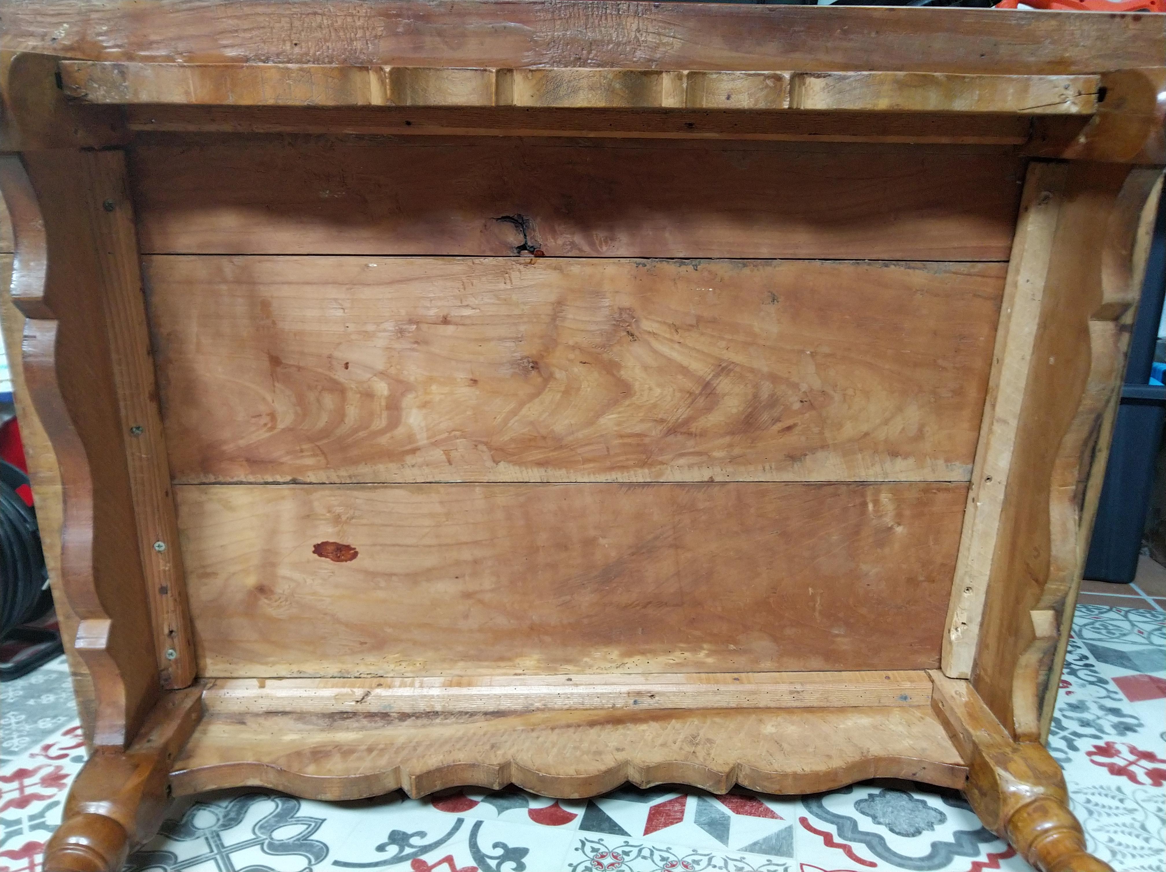20th Century Louis Philippe Italian Low Tea Table Cherry Tree LAST PRICE For Sale 1