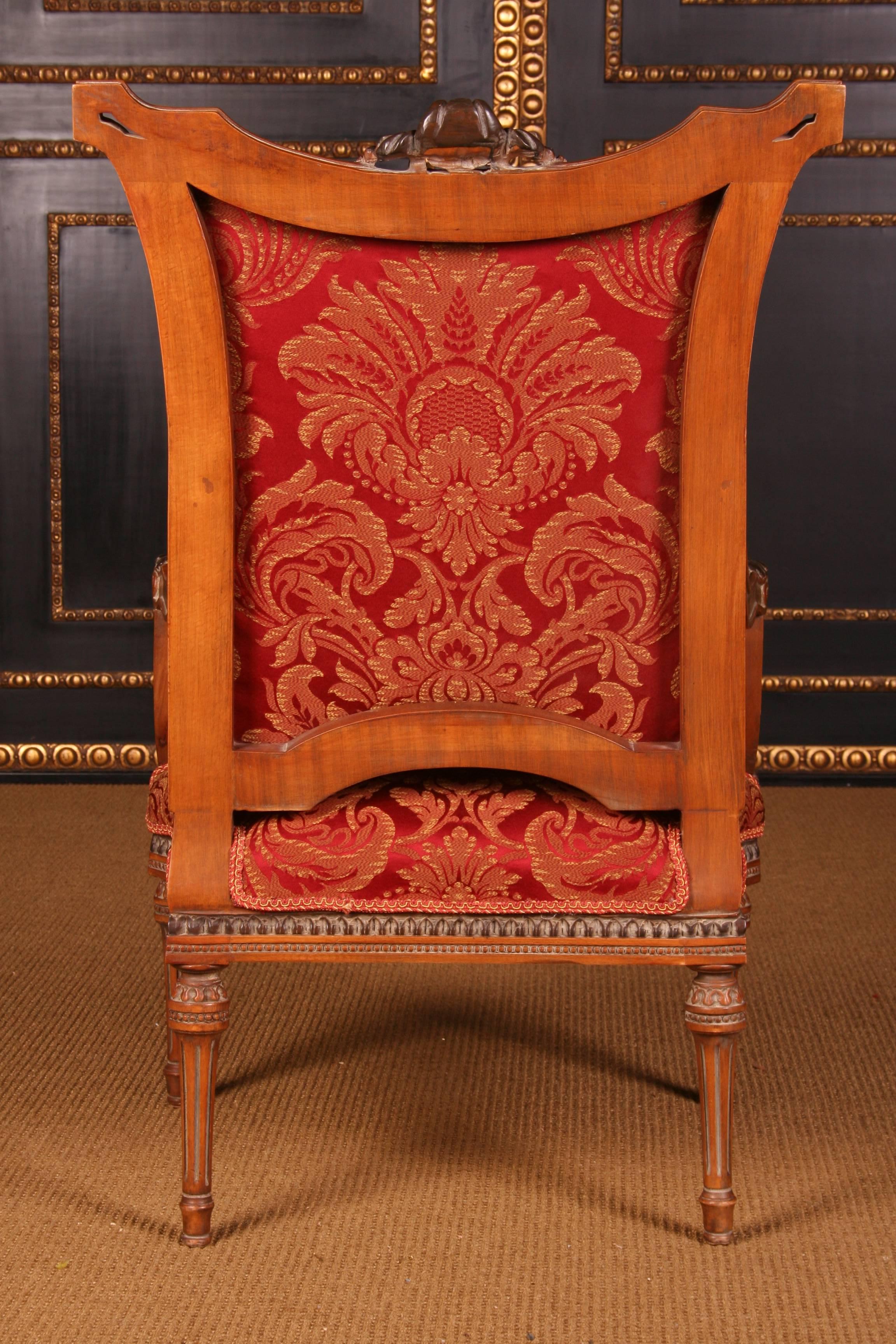 Groupe de sièges de mobilier français de style Louis Seize du 20ème siècle en vente 2