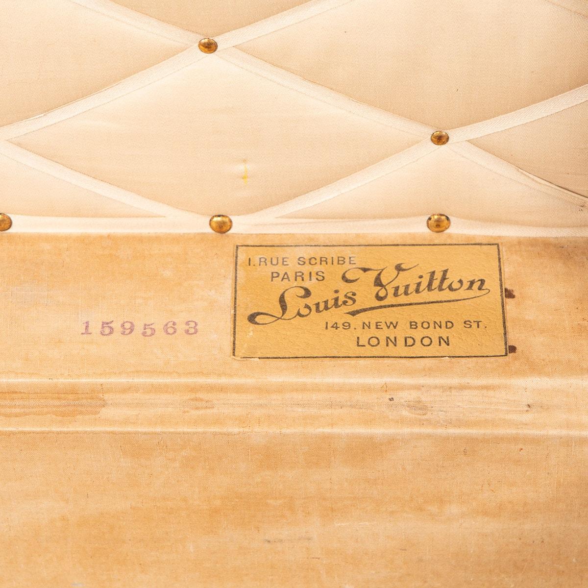 Louis Vuitton-Kabinenkoffer des 20. Jahrhunderts, Frankreich, um 1910 im Angebot 5