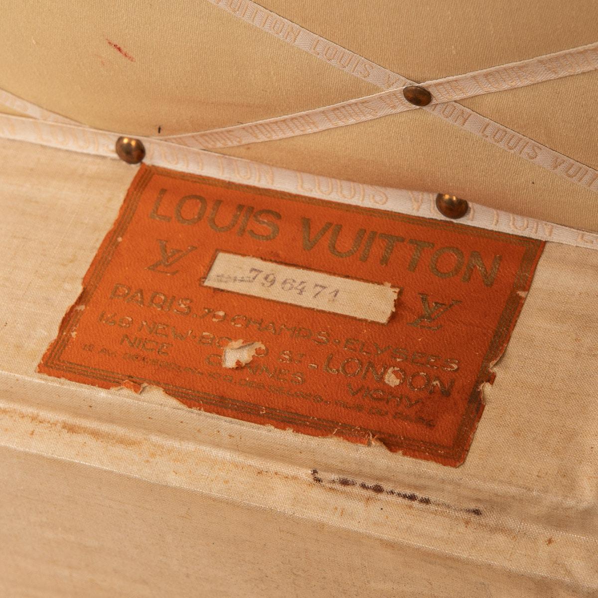 Louis Vuitton-Kabinenkoffer des 20. Jahrhunderts, Frankreich, um 1910 im Angebot 5