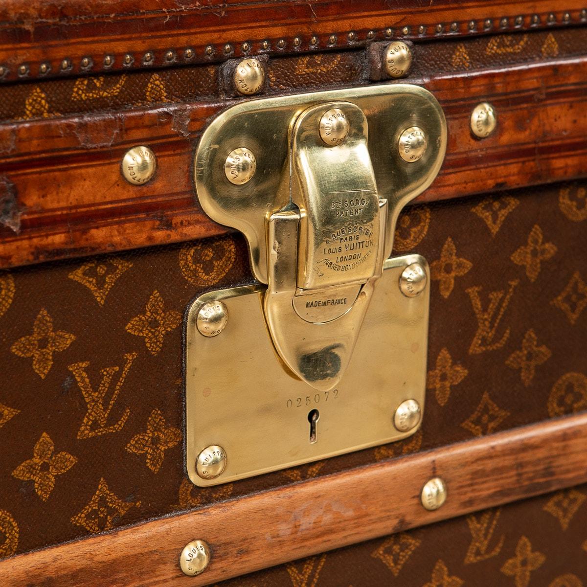 Louis Vuitton-Kabinenkoffer des 20. Jahrhunderts, Frankreich, um 1910 im Angebot 8