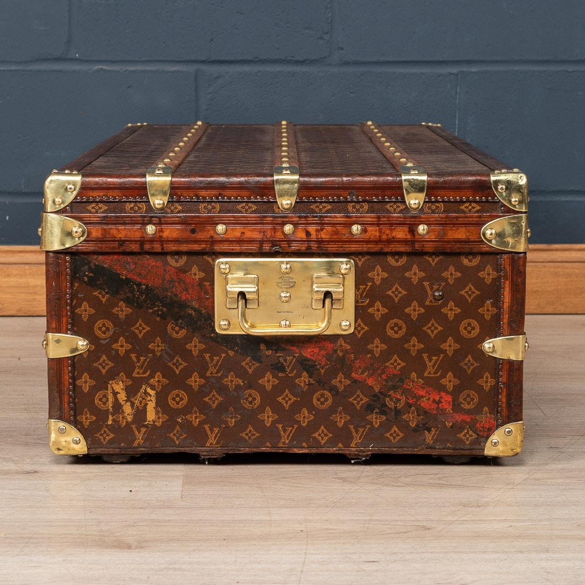 French 20th Century Louis Vuitton Cabin Trunk, France, c.1910 For Sale