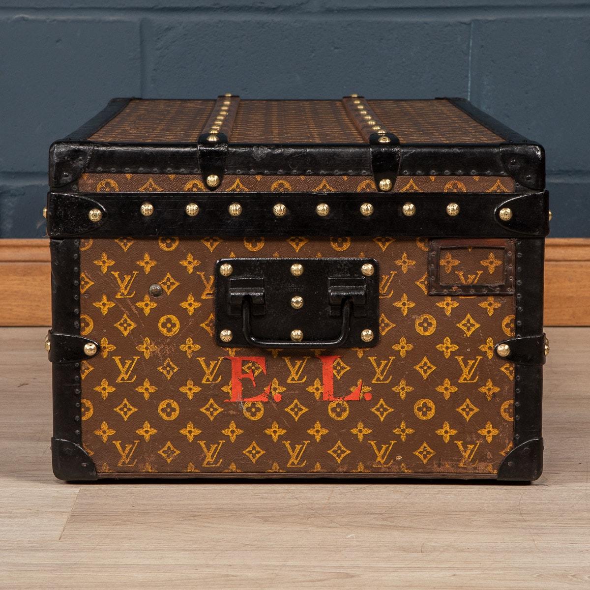 Leather 20th Century Louis Vuitton Cabin Trunk, France, c.1930