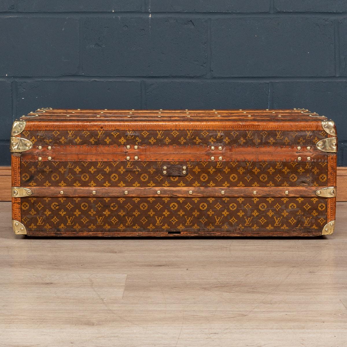 French 20th Century Louis Vuitton Cabin Trunk in Monogram Canvas, France, circa 1930 For Sale