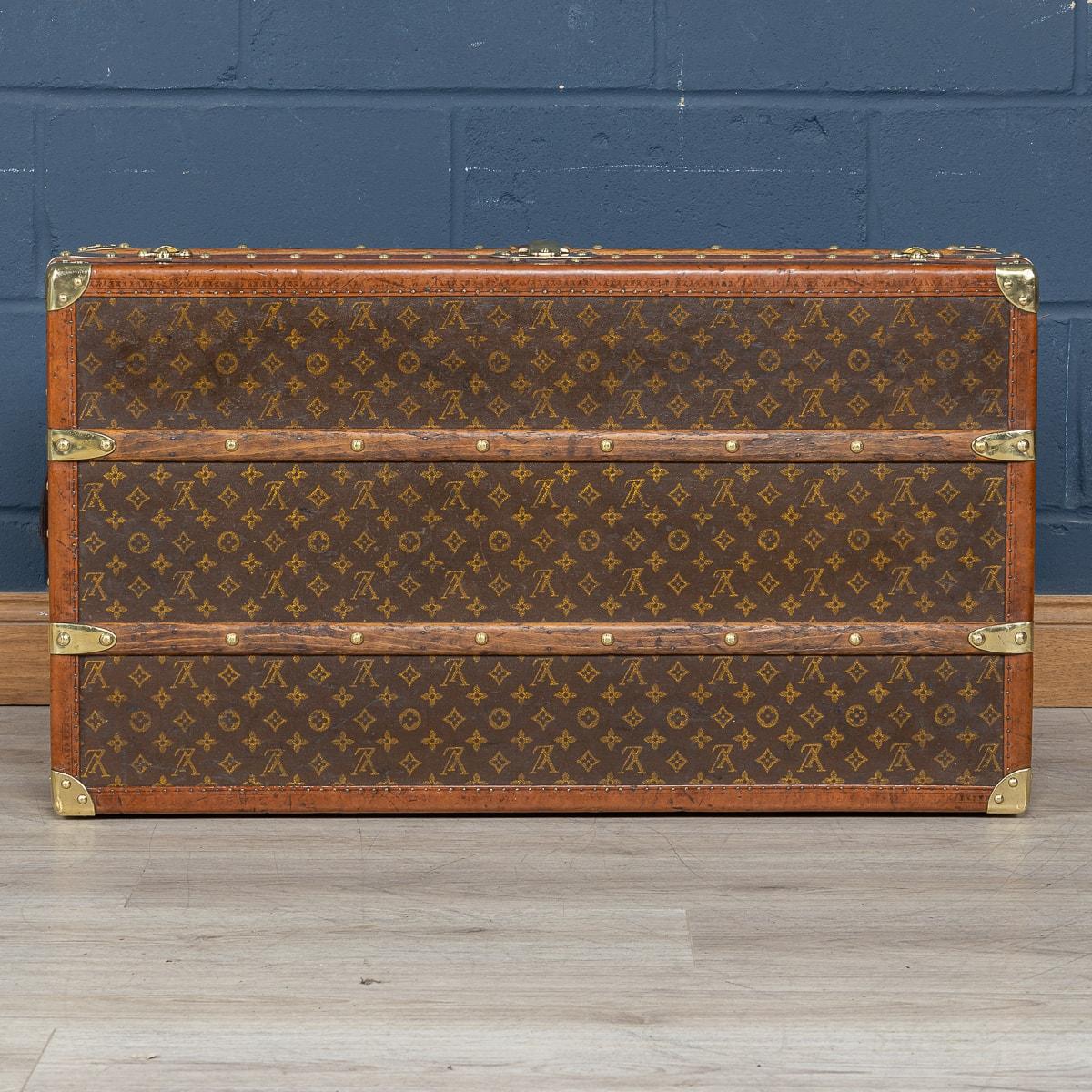 Mid-20th Century 20th Century Louis Vuitton Cabin Trunk In Monogram Canvas, France c.1930 For Sale