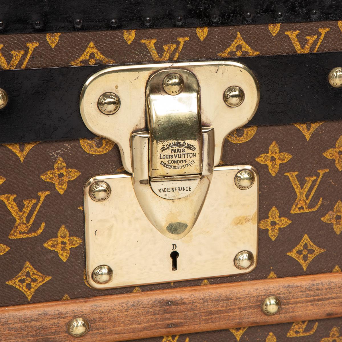 20th Century Louis Vuitton Cabin Trunk in Monogram Canvas, Paris, C.1910 1