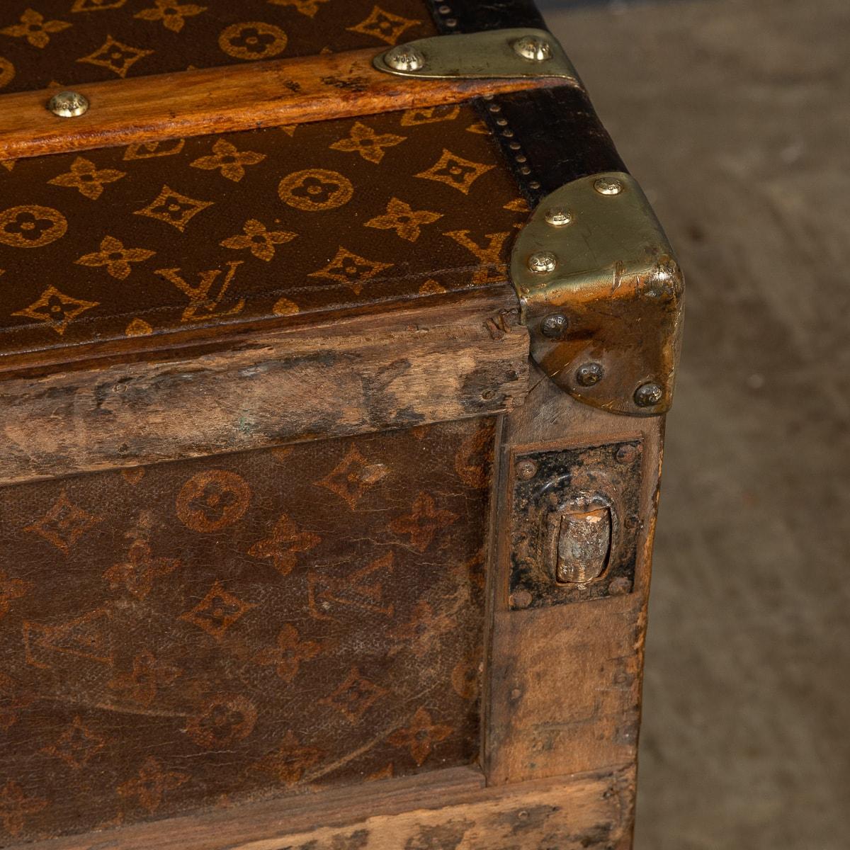 20th Century Louis Vuitton Cabin Trunk in Monogram Canvas, Paris, C.1930 7