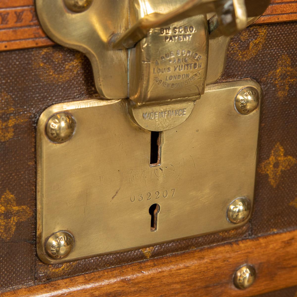 20th Century Louis Vuitton Cabin Trunk in Monogram Canvas, Paris, c.1930 9