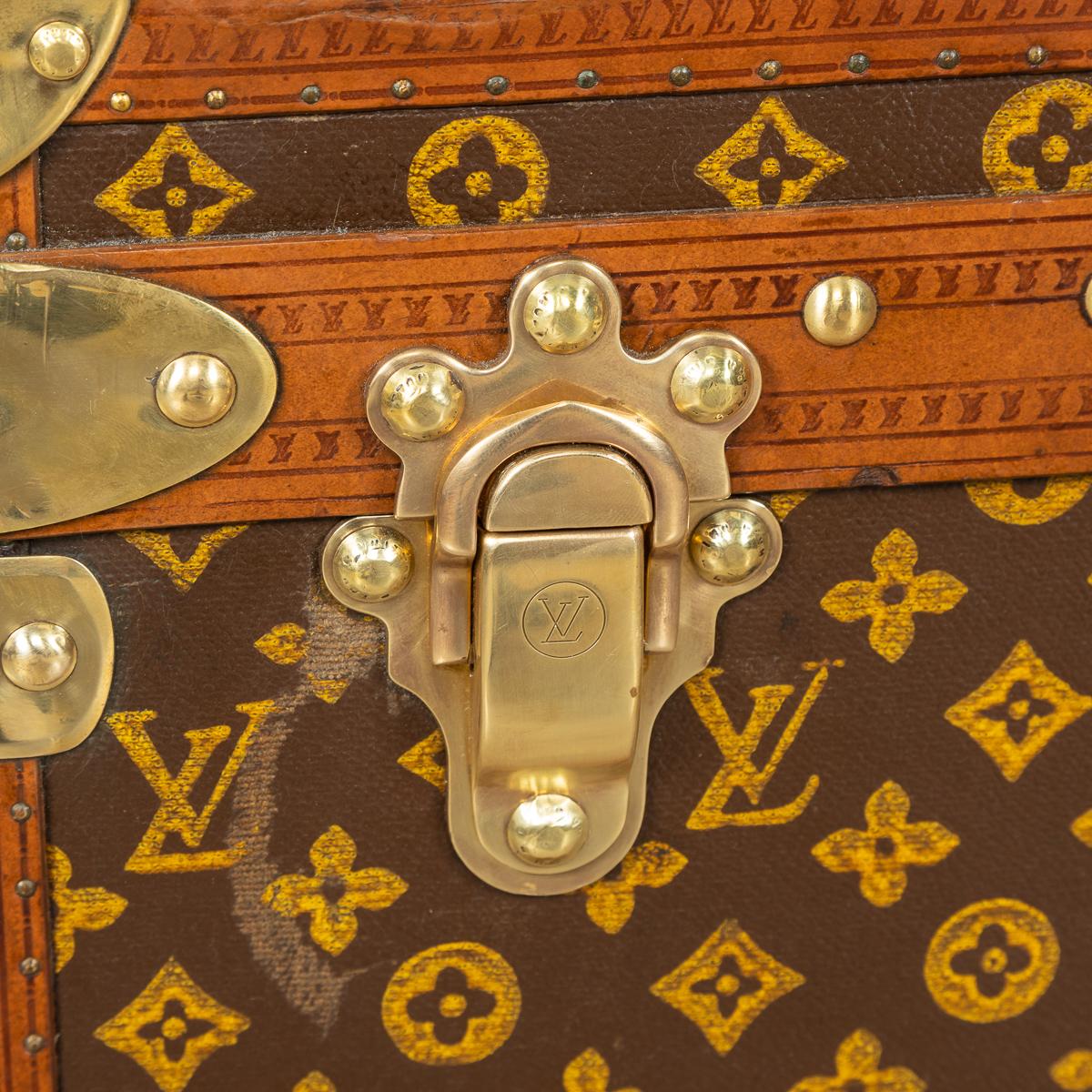 20th Century Louis Vuitton Cabin Trunk in Monogrammed Canvas, Paris, circa 1920 13