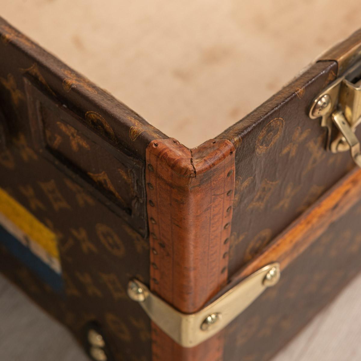 20th Century Louis Vuitton Cabin Trunk in Monogrammed Canvas, Paris, circa 1930 9