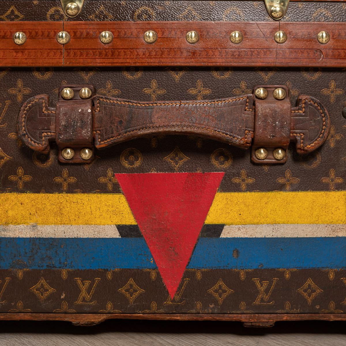 20th Century Louis Vuitton Cabin Trunk in Monogrammed Canvas, Paris, circa 1930 12