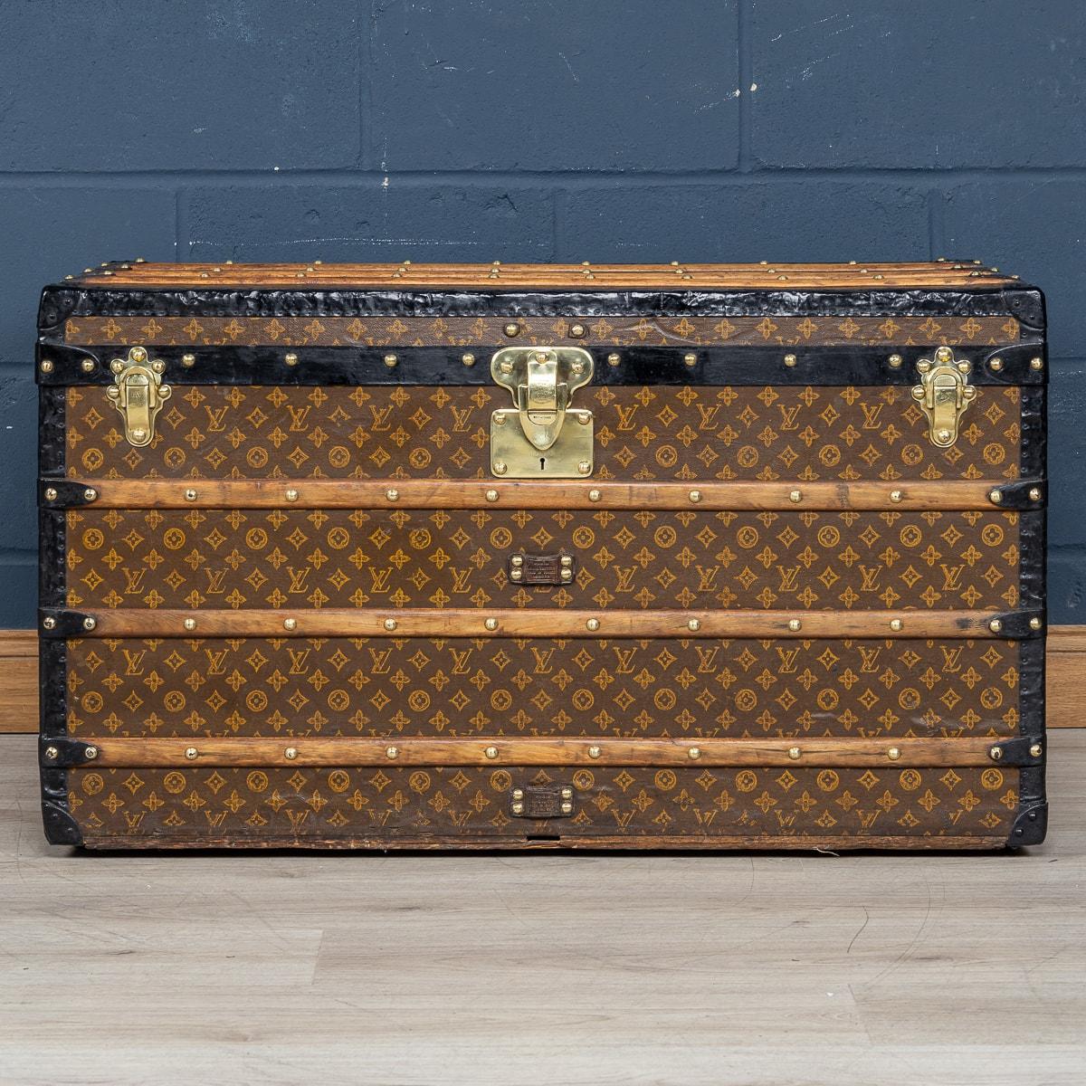 Around the turn of the 19th and 20th century Louis Vuitton had established himself as a market leader in trunk making and needed to set his now famous brand apart from the imitators and competitors. They decided to come up with a logo, a monogram,