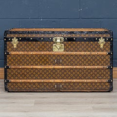20th Century Louis Vuitton Courier Trunk In Monogram Canvas, France c.1910
