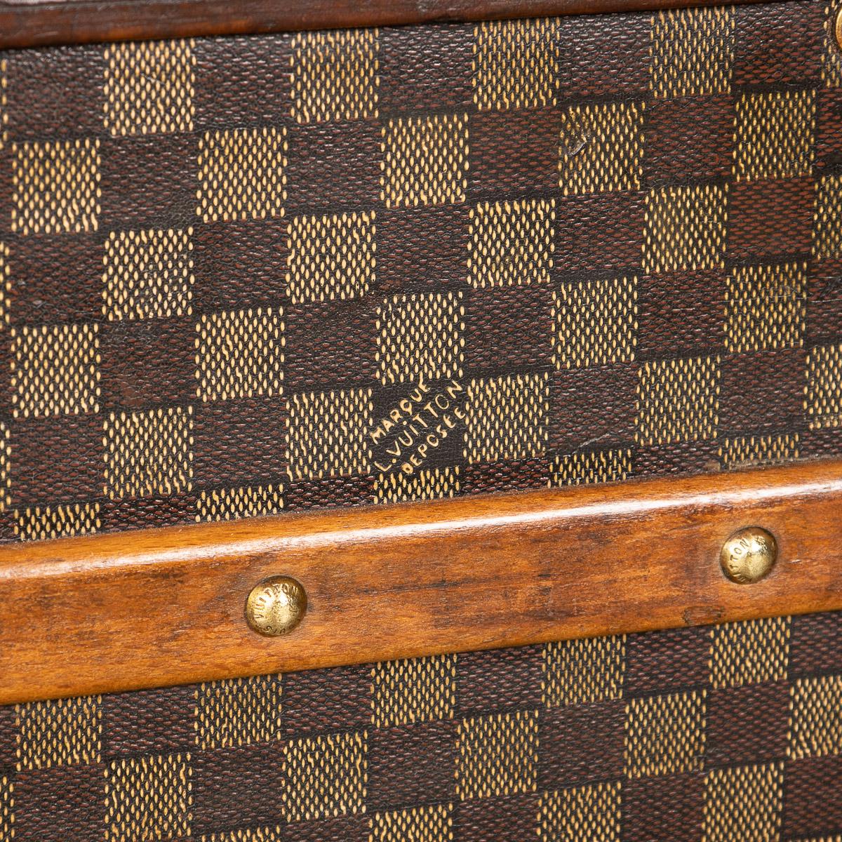 20th Century Louis Vuitton Courier Trunk with a Union Jack Top, Paris, C.1950 7
