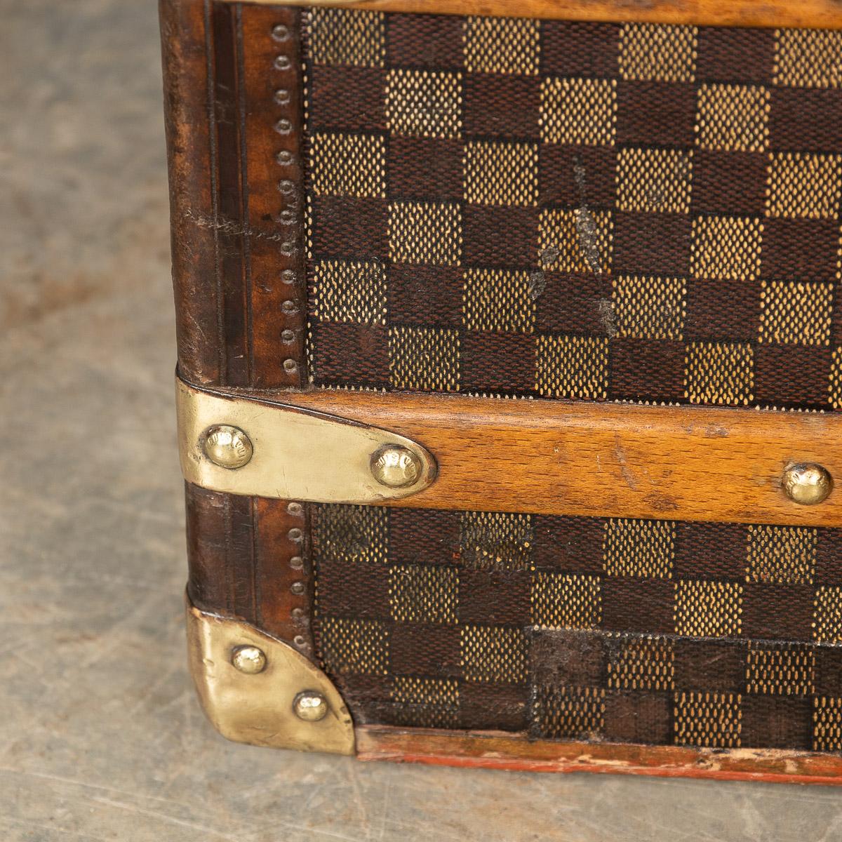 20th Century Louis Vuitton Courier Trunk with a Union Jack Top, Paris, C.1950 10