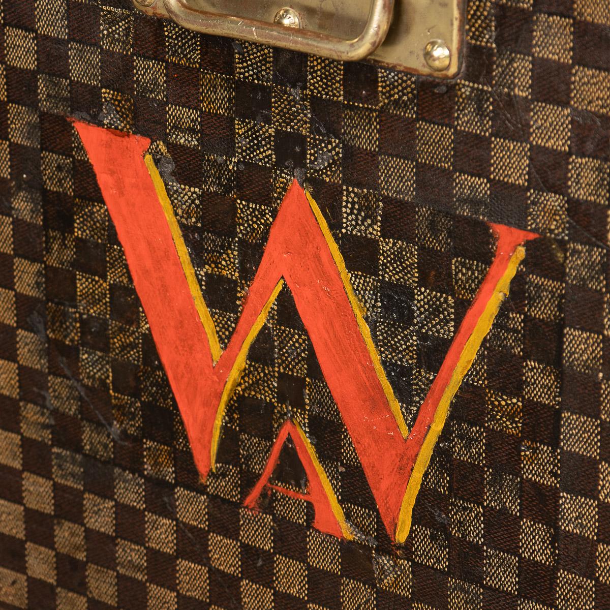 20th Century Louis Vuitton Courier Trunk with a Union Jack Top, Paris, C.1950 12