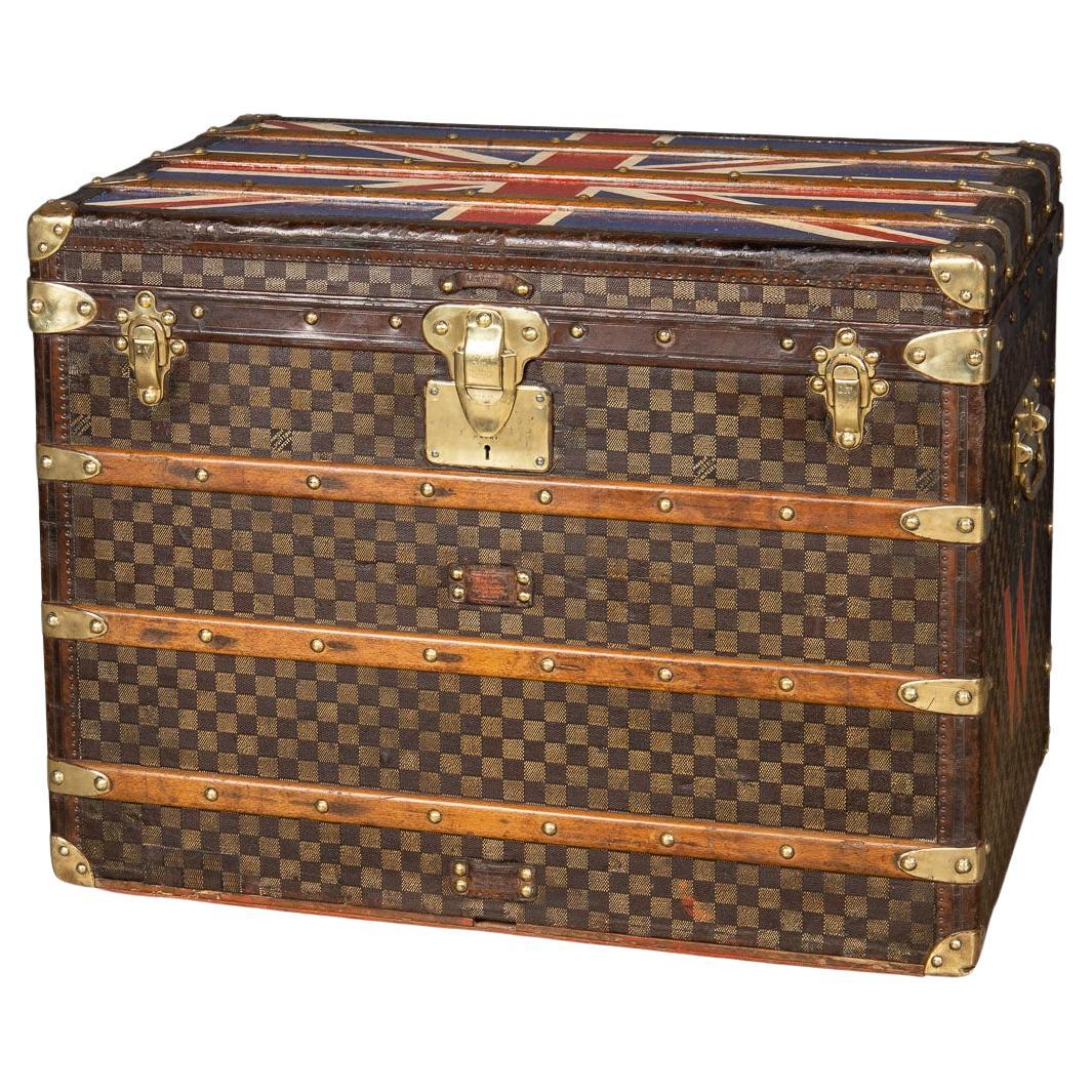 Louis Vuitton Antique Steamer Trunk with Trays c1900