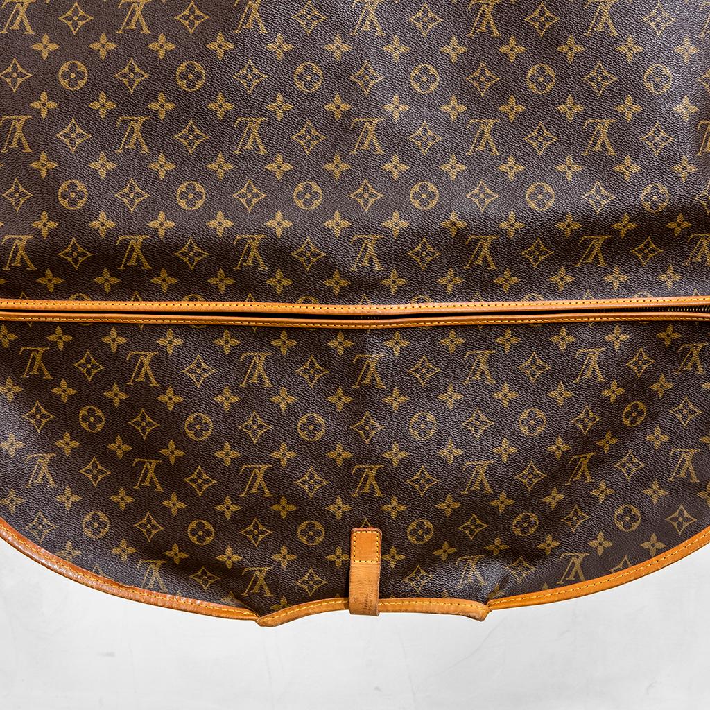 20. Jahrhundert Louis Vuitton Garment Bag Classic Monogramm Canvas 80er Jahre (Leder) im Angebot