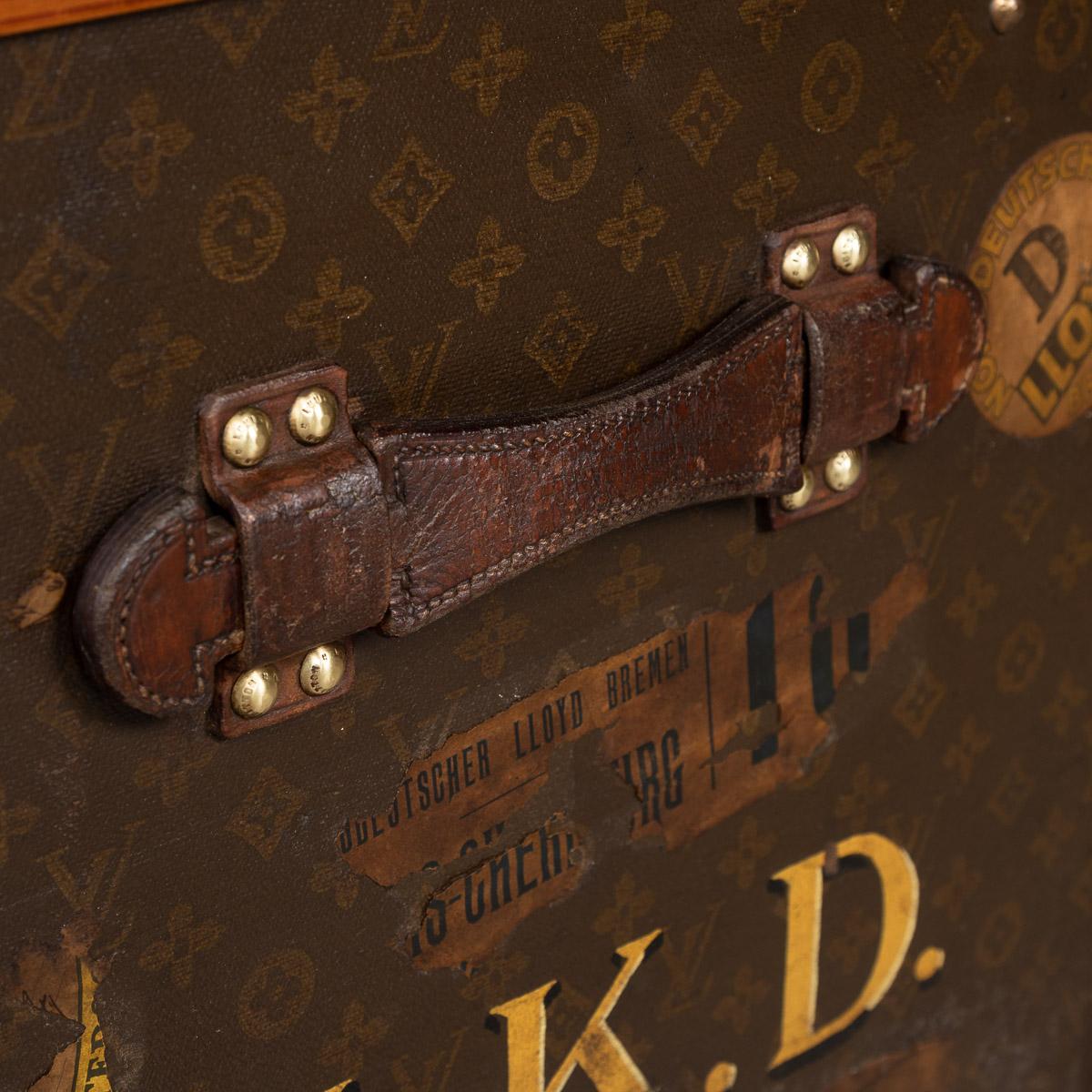 20th Century Louis Vuitton Hat Trunk in Monogram Canvas, France, circa 1930 12