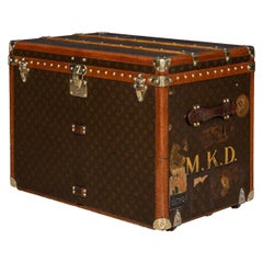 Vintage 20th Century Louis Vuitton Hat Trunk in Monogram Canvas, France, circa 1930