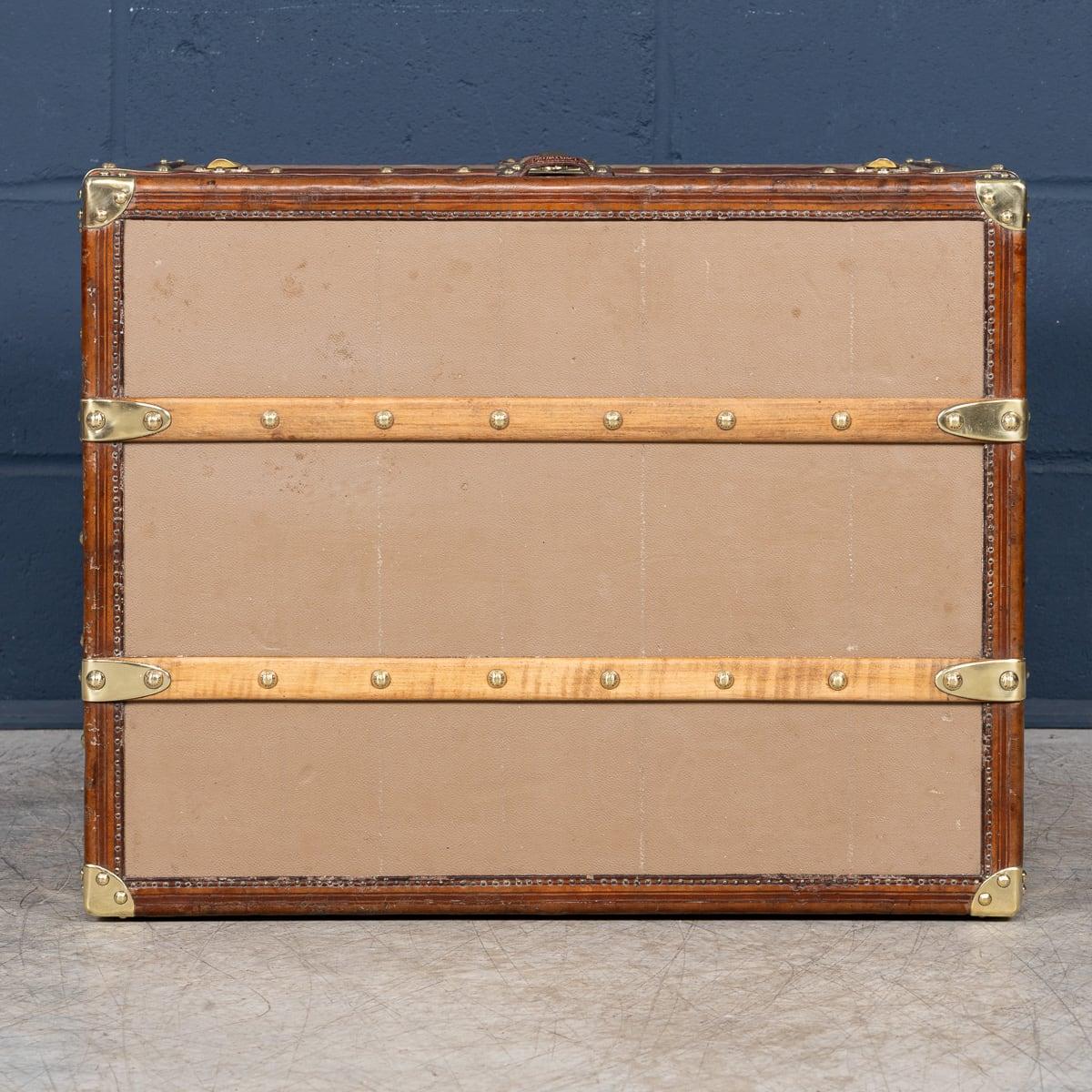 Louis Vuitton-Huttruhe des 20. Jahrhunderts aus seltenem „Vuittonite“-Leinwand, Frankreich um 1900 im Angebot 3