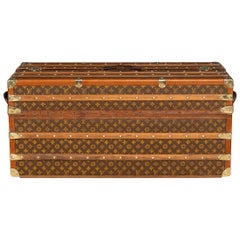 Vintage 20th Century Louis Vuitton "Ideal" Trunk in Monogram Canvas, France, circa 1900