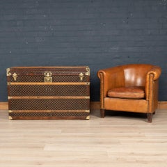 20th Century Louis Vuitton in Damier Canvas "Malle Haute" Trunk, Paris