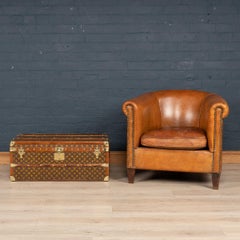 20th Century Louis Vuitton in Monogram Canvas "Malle Aero" Trunk, circa 1915