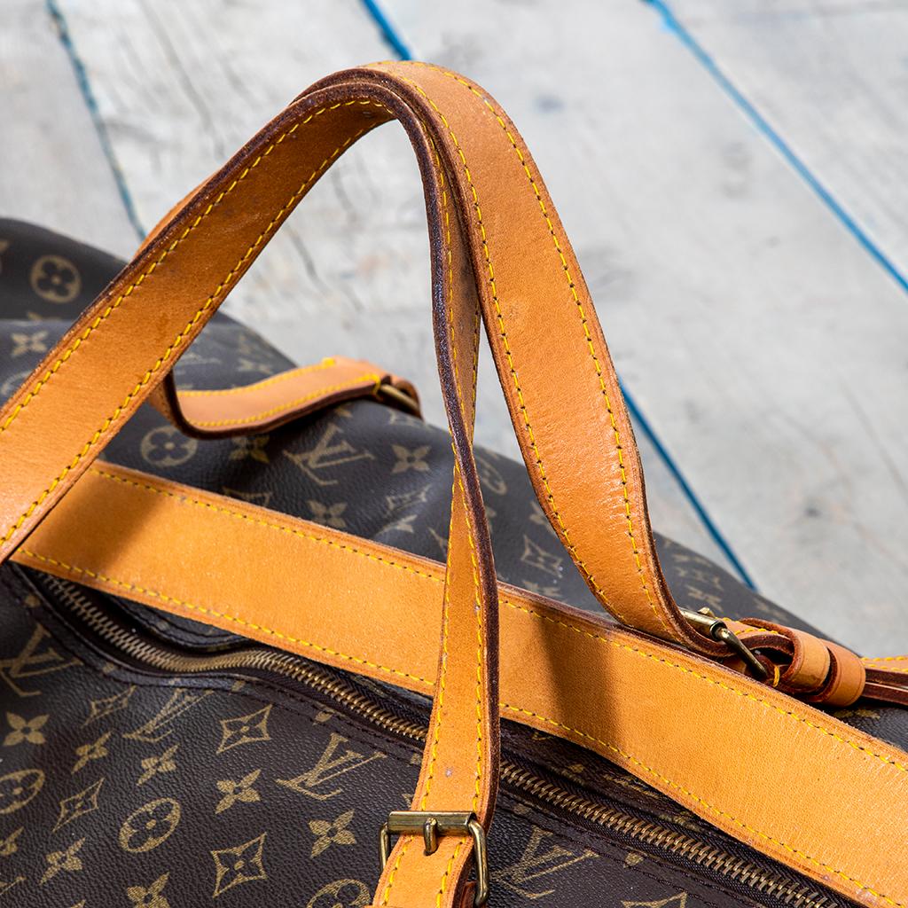 20th Century Louis Vuitton Keepall Bag Classic Monogram Canvas '80s In Good Condition For Sale In Turin, Turin