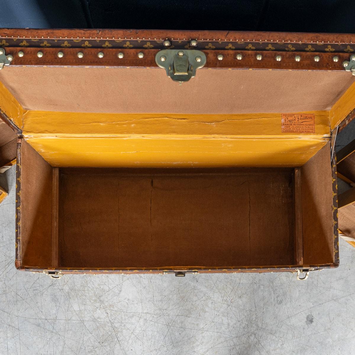 Louis Vuitton Schuhtruhe des 20. Jahrhunderts, Frankreich um 1930 im Angebot 5