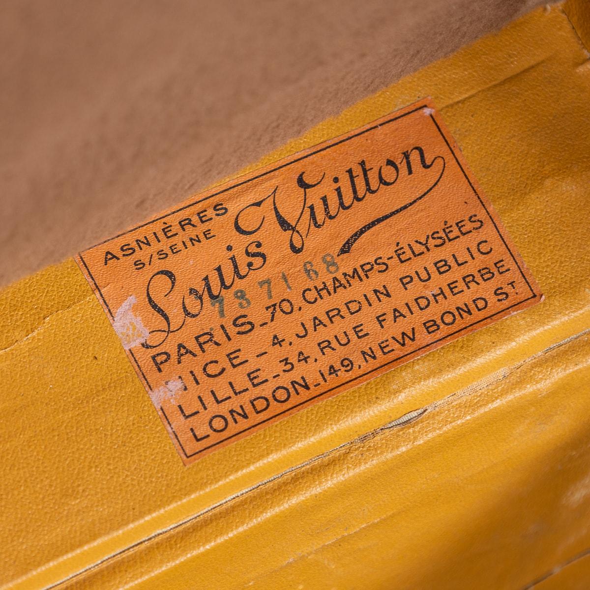 Louis Vuitton Schuhtruhe des 20. Jahrhunderts, Frankreich um 1930 im Angebot 11