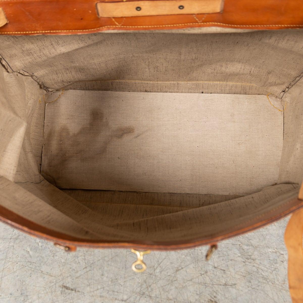 20th Century Louis Vuitton Steamer 35 Bag In Monogram Canvas, Made In France For Sale 4