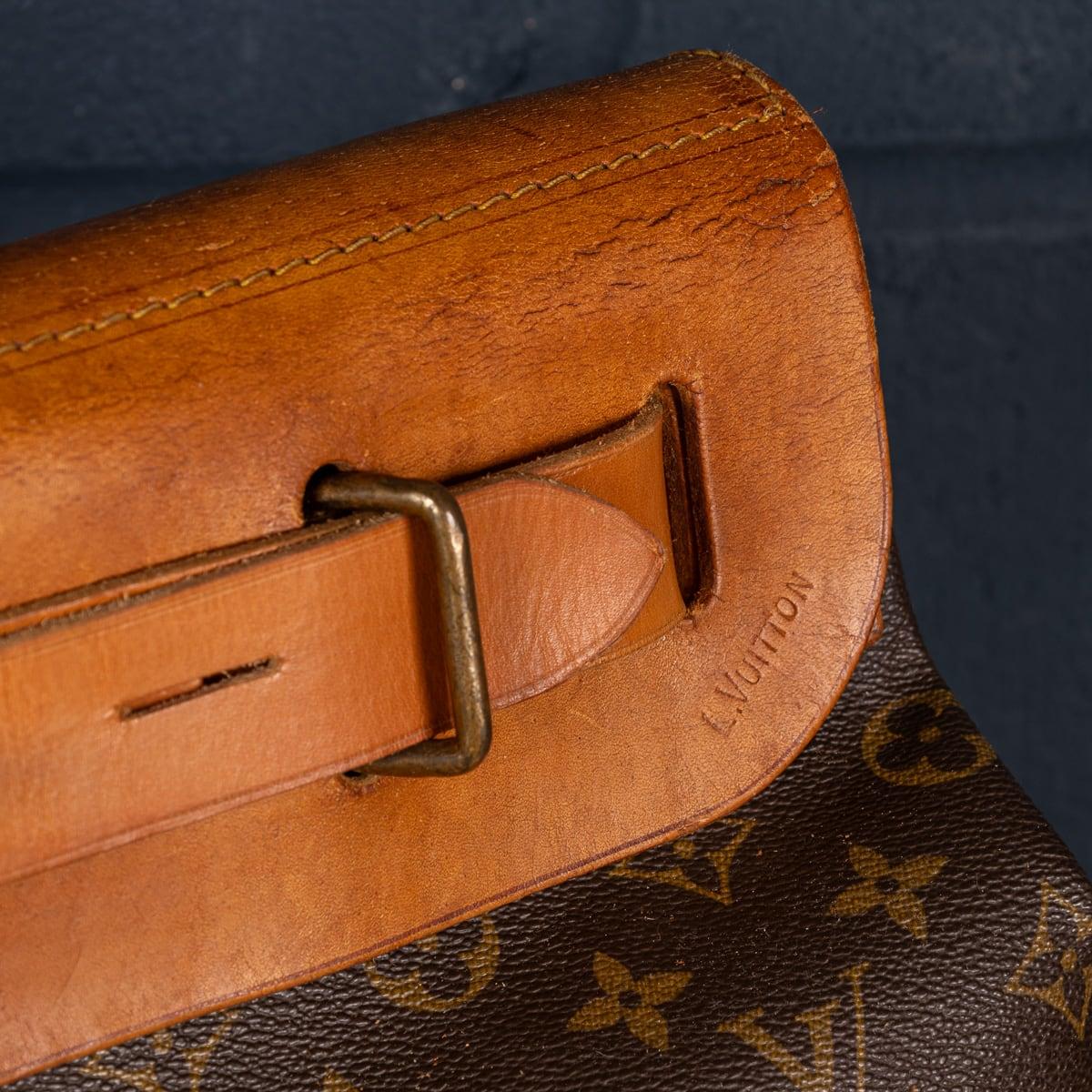 20th Century Louis Vuitton Steamer 35 Bag In Monogram Canvas, Made In France For Sale 5
