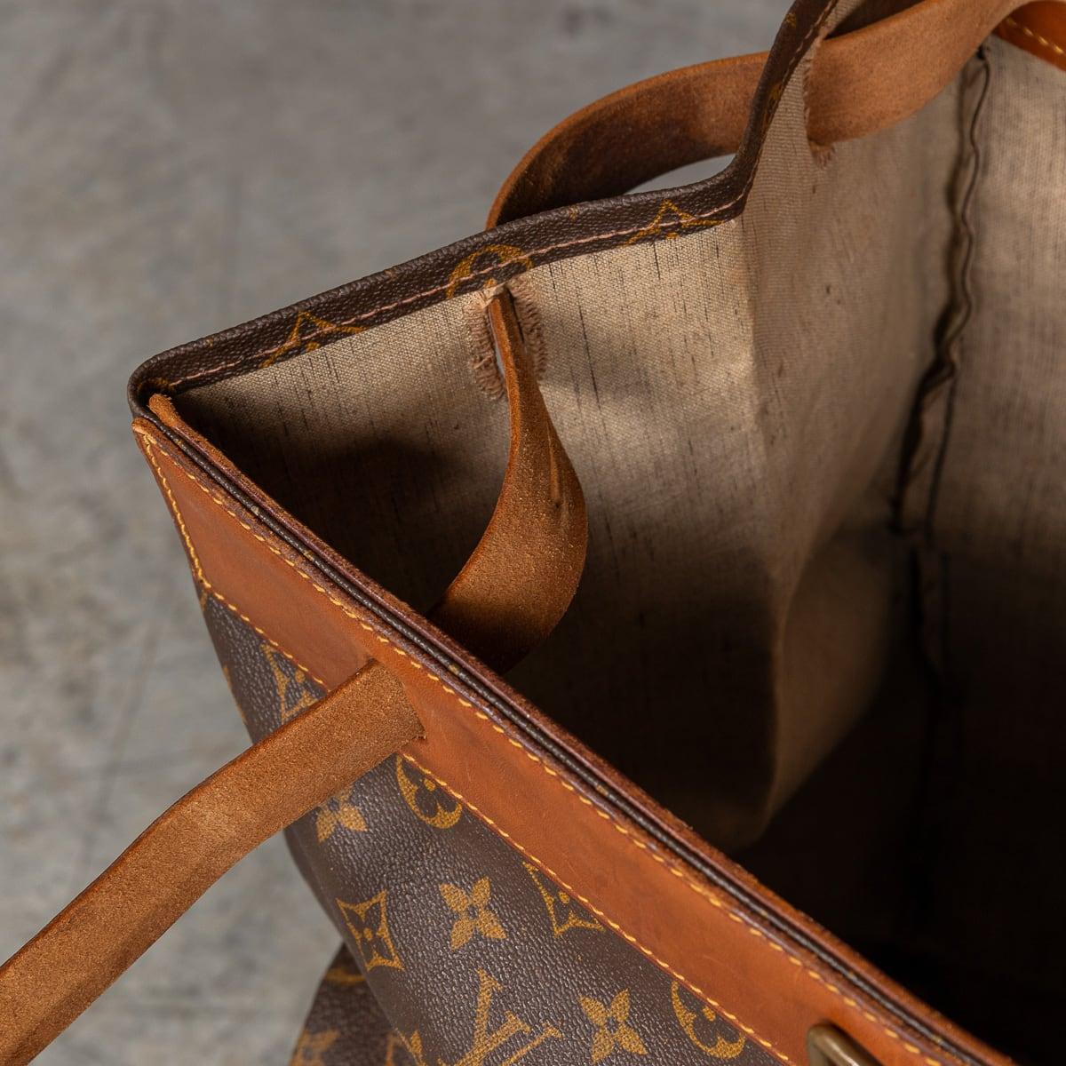 20th Century Louis Vuitton Steamer 35 Bag In Monogram Canvas, Made In France For Sale 7
