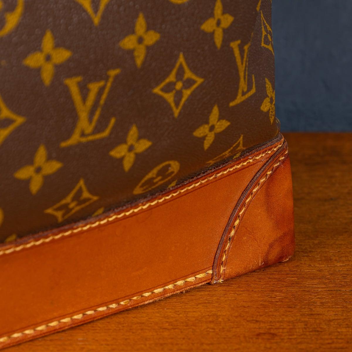 Bolso Steamer 35 Louis Vuitton del siglo XX en lona con monograma, Made In France en venta 8