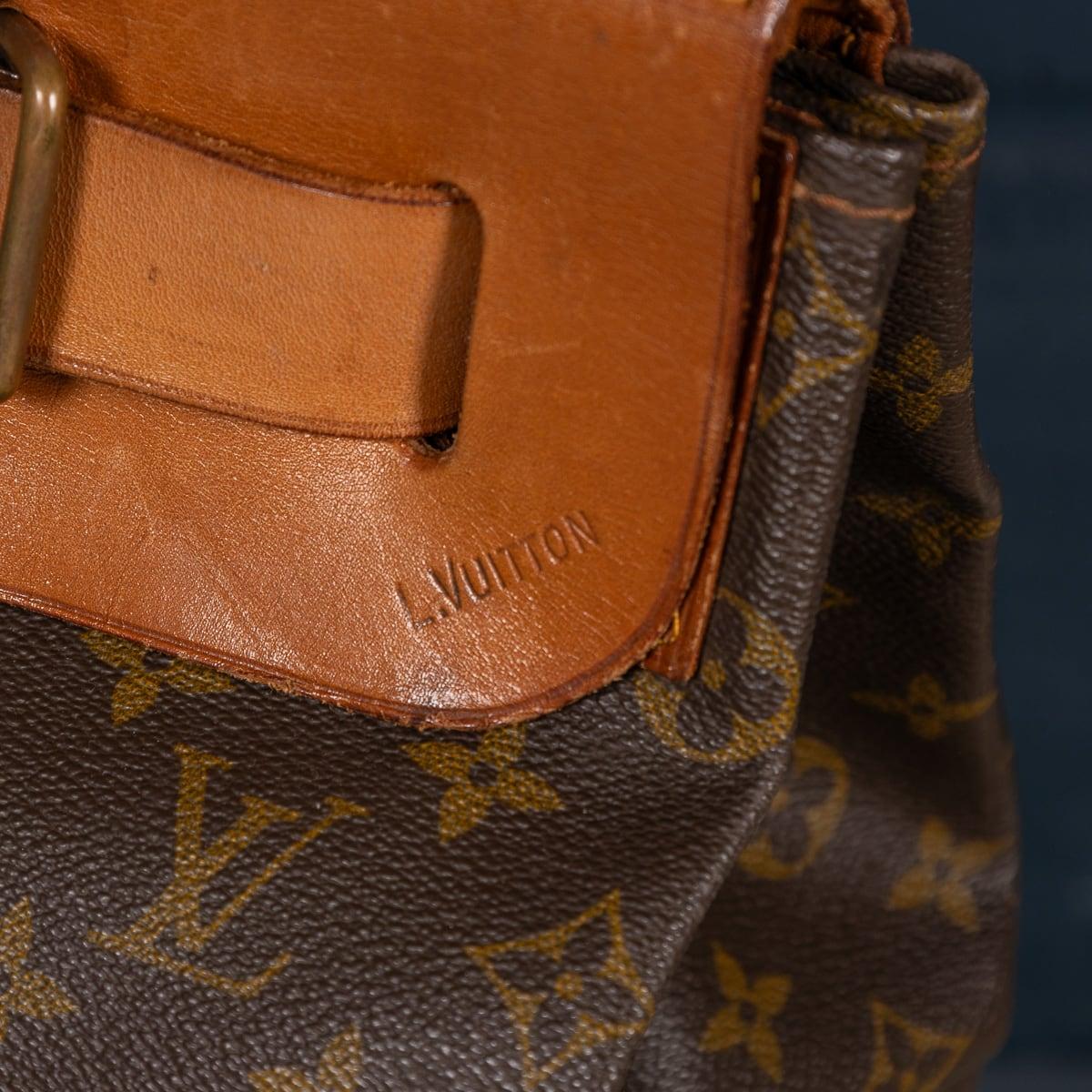 20th Century Louis Vuitton Steamer 35 Bag In Monogram Canvas, Made In France For Sale 8