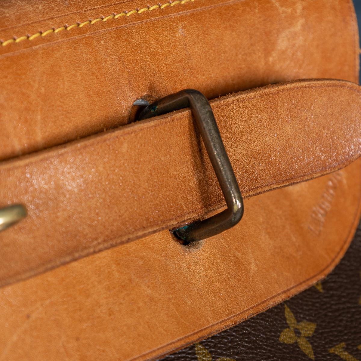 Louis Vuitton Steamer 35 Tasche aus Segeltuch mit Monogramm aus dem 20. Jahrhundert, hergestellt in Frankreich im Angebot 8